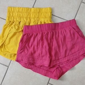 FREE PEOPLE Womens Size S/M Athletic Shorts Bundle